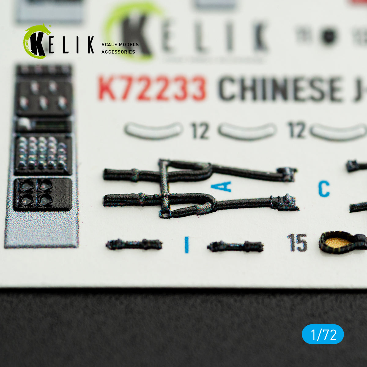 KELIK K72233 Chinese1-10B - interior 3D decals for Trumpeter kit 1/72 – image 5