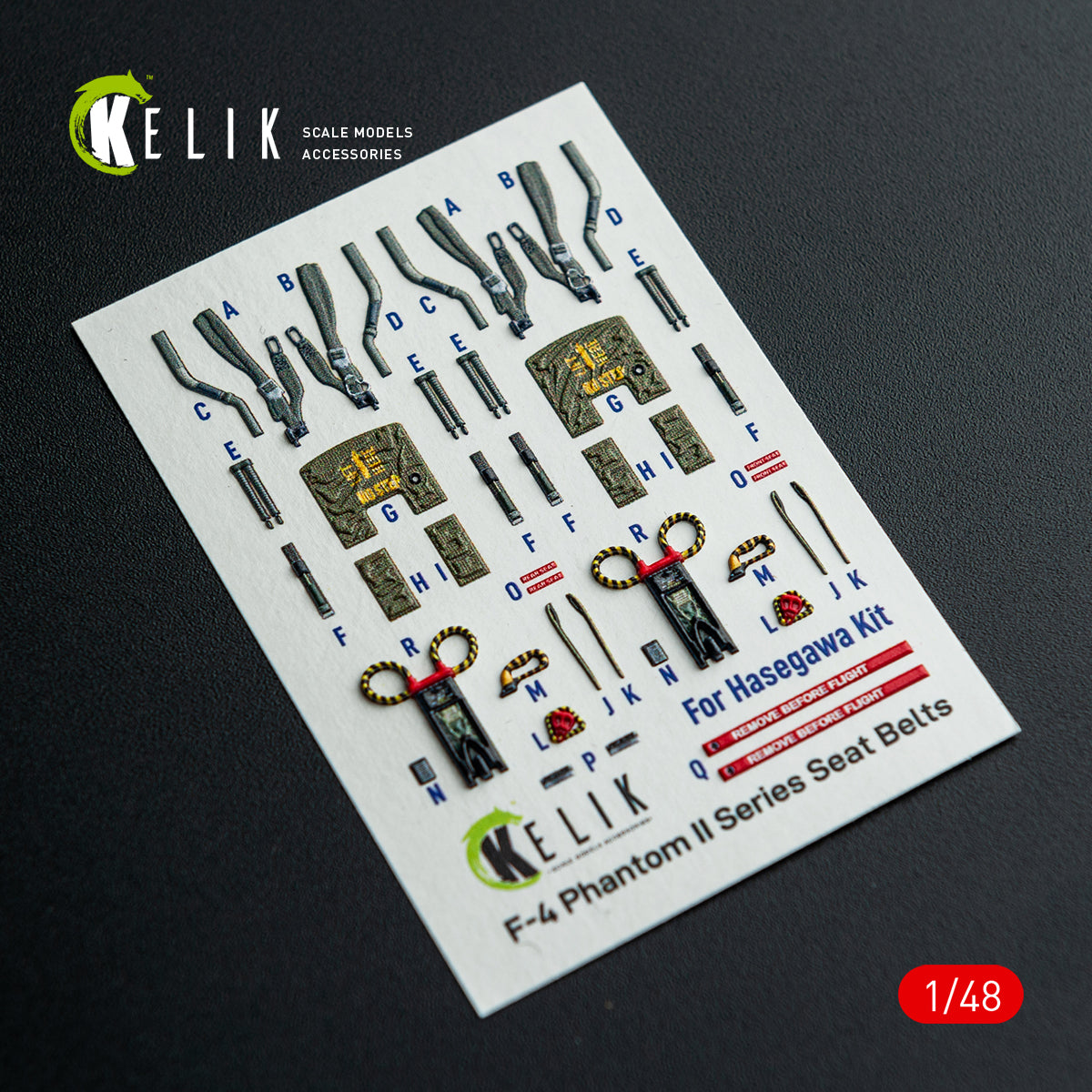 KELIK K48148 F-4E - interior 3D decals for Hasegawa kit 1/48 – Bild 8
