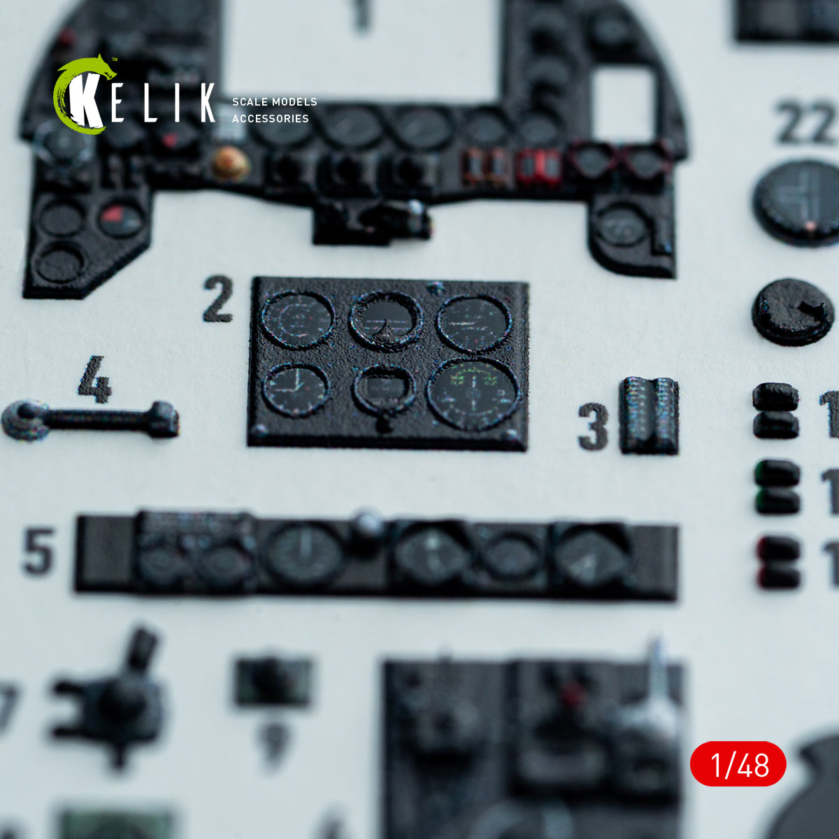 KELIK K48162 Hampden B.Mk.1 - interior 3D decals for ICM kit 1/48 – immagine 7