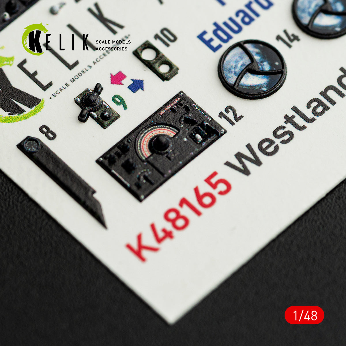 KELIK K48165 Westland Lysander Mk.III - interior 3D decals for Eduard kit 1/48 – image 6