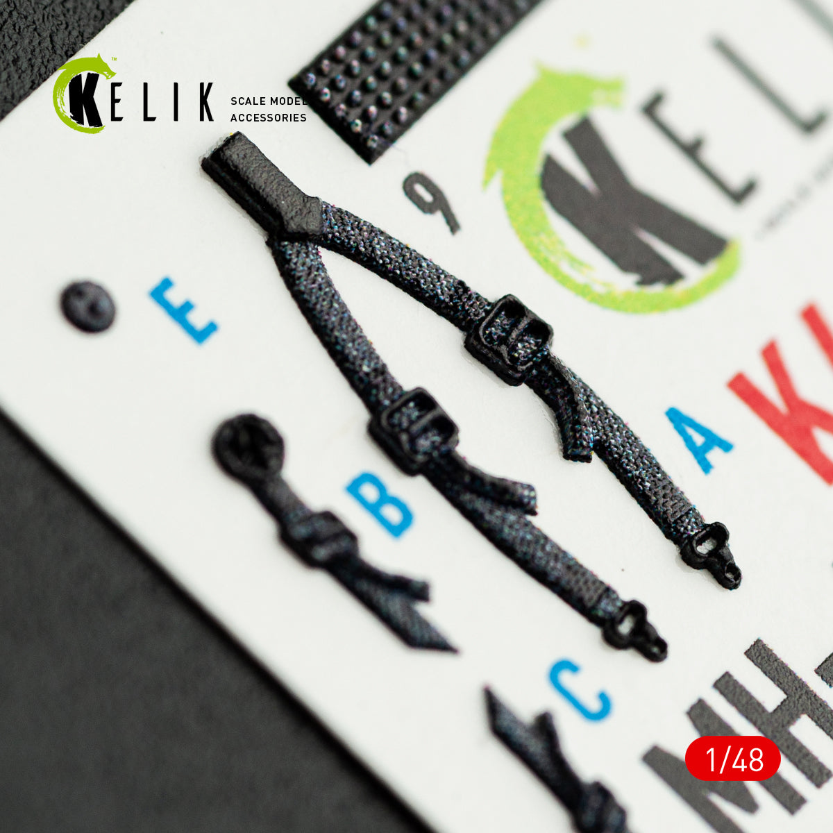KELIK K48168 MH-61 Little Bird - interior 3D decals for ICM kit 1/48 – imagen 6