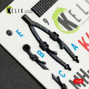 KELIK K48168 MH-61 Little Bird - interior 3D decals for ICM kit 1/48 – imagen 6