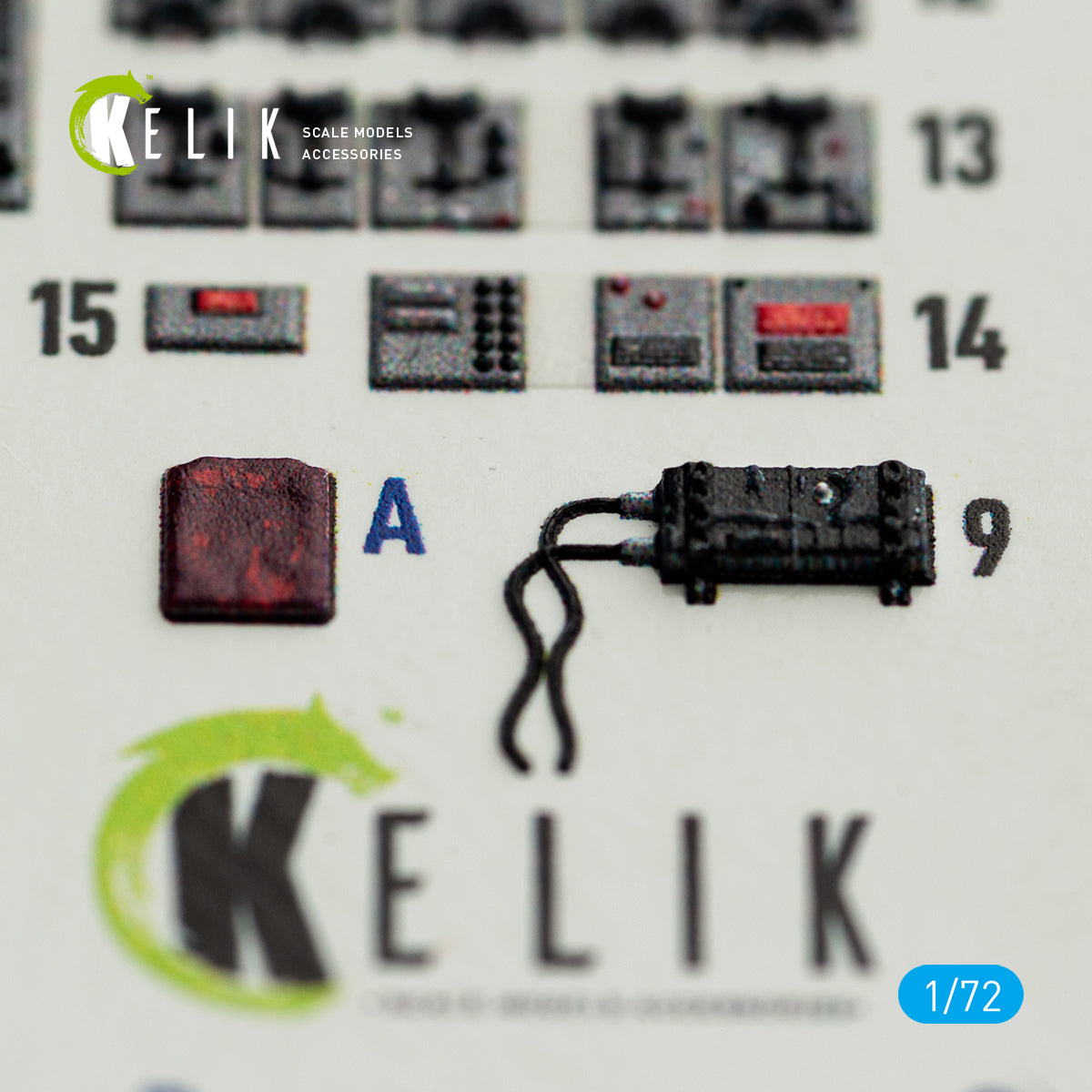 KELIK K72239 F-104J - interior 3D decals for Fine Molds kit 1/72 – immagine 6