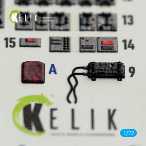 KELIK K72239 F-104J - interior 3D decals for Fine Molds kit 1/72 – immagine 6
