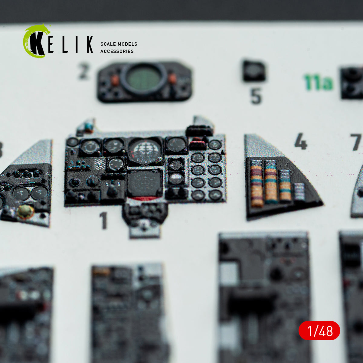KELIK K48148 F-4E - interior 3D decals for Hasegawa kit 1/48 – Bild 9