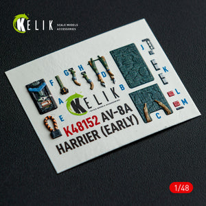 KELIK K48152 AV-8A HARRIER (Early) -interior 3D decals for Kinetic kit 1/48 – Bild 13