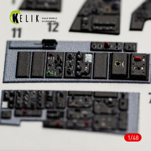 KELIK K48169 F-16I SUFA - interior 30 decals for GWH kit 1/48 – immagine 12