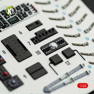 KELIK K48172 H-34A/UH-34D - interior 3D decals for Italeri kit 1/48 – image 7