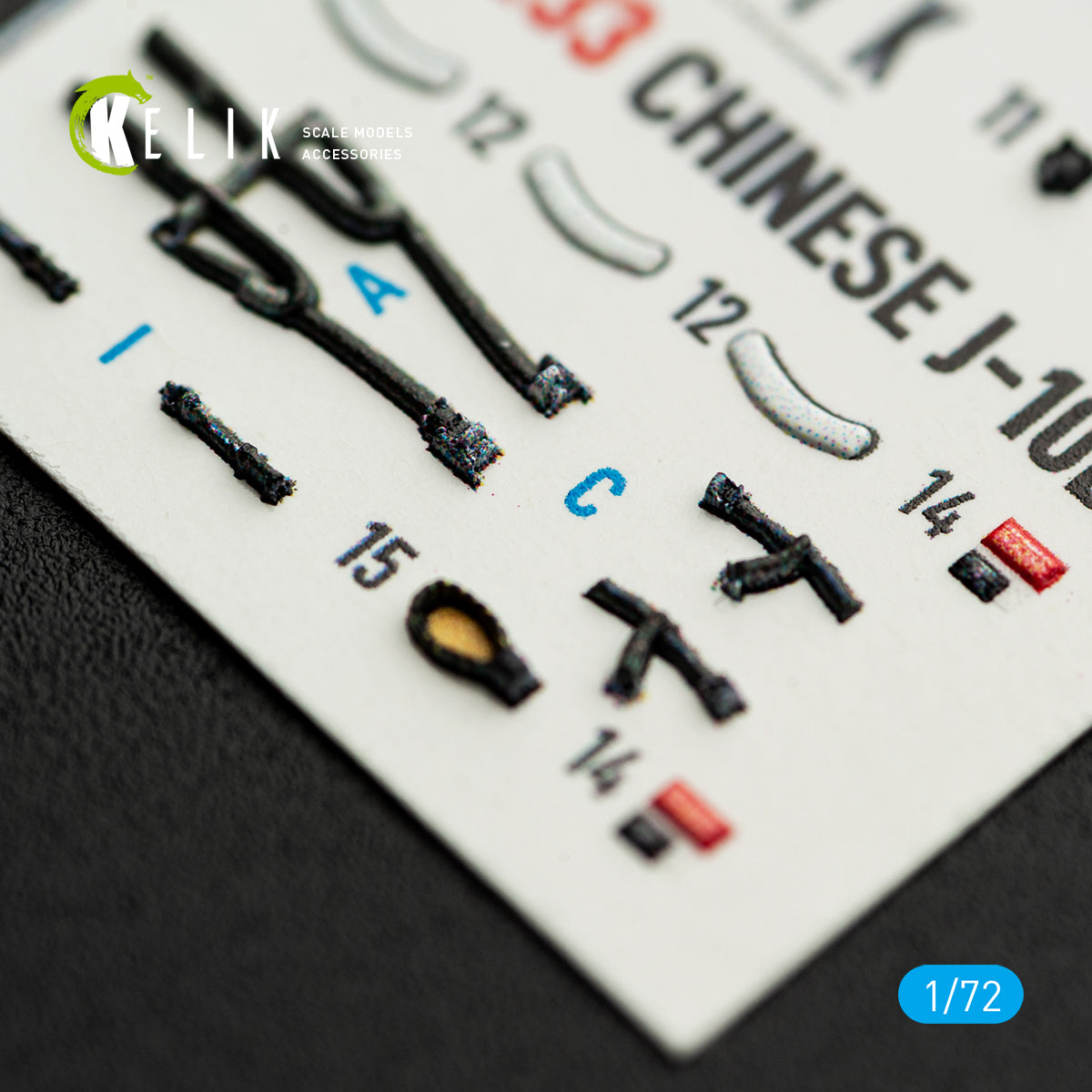 KELIK K72233 Chinese1-10B - interior 3D decals for Trumpeter kit 1/72 – image 7