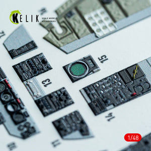 KELIK K48147 F-41/S - interior 30 decals for Hasegawa kit 1/48 – Bild 10