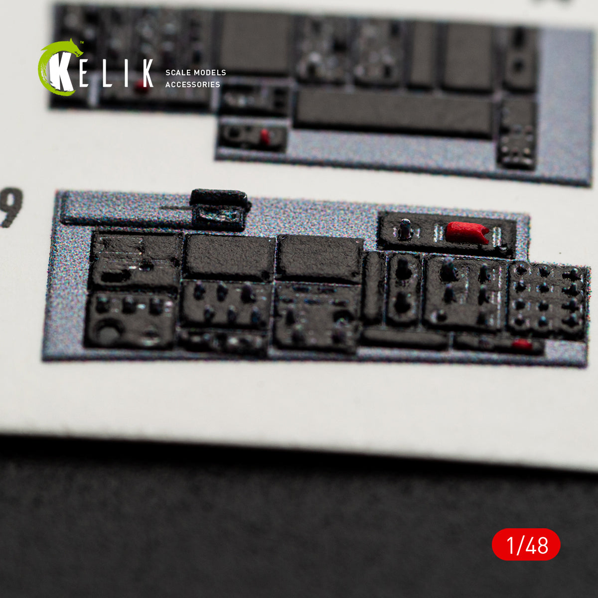 KELIK K48169 F-16I SUFA - interior 30 decals for GWH kit 1/48 – immagine 13