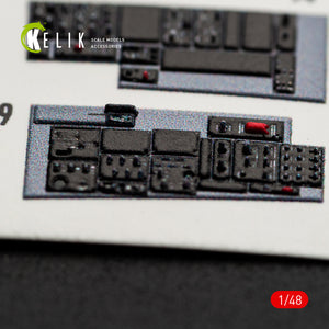 KELIK K48169 F-16I SUFA - interior 30 decals for GWH kit 1/48 – immagine 13