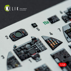 KELIK K48148 F-4E - interior 3D decals for Hasegawa kit 1/48 – Bild 11