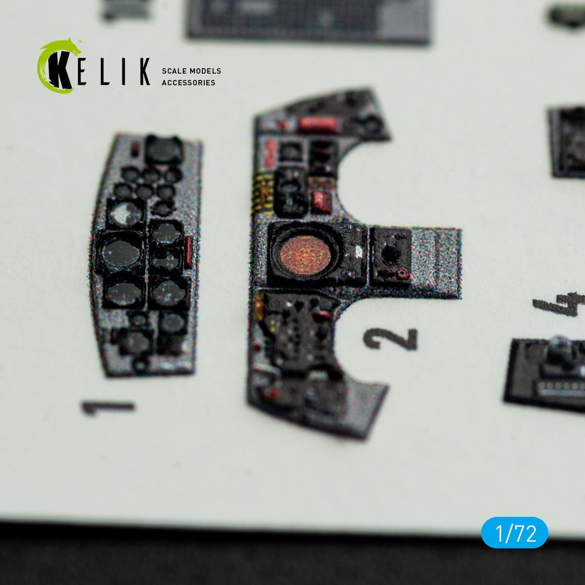KELIK K72239 F-104J - interior 3D decals for Fine Molds kit 1/72 – immagine 9