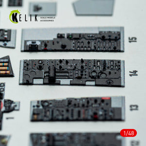 KELIK K48148 F-4E - interior 3D decals for Hasegawa kit 1/48 – Bild 12