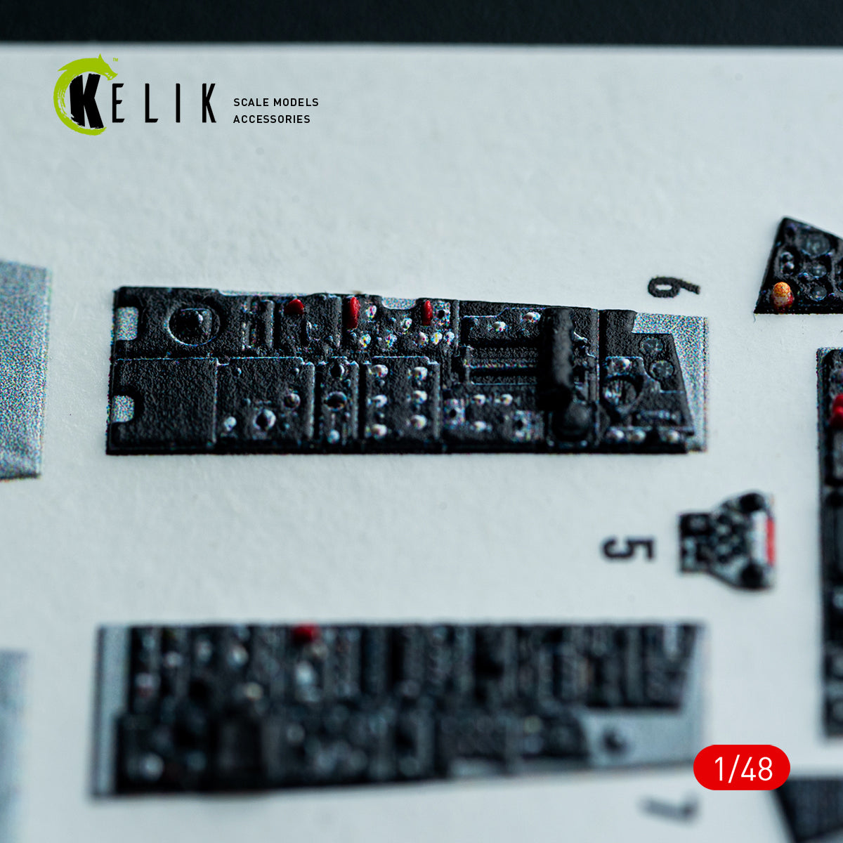 KELIK K48147 F-41/S - interior 30 decals for Hasegawa kit 1/48 – Bild 13