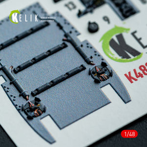 KELIK K48152 AV-8A HARRIER (Early) -interior 3D decals for Kinetic kit 1/48 – Bild 17