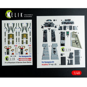 KELIK K48147 F-41/S - interior 30 decals for Hasegawa kit 1/48