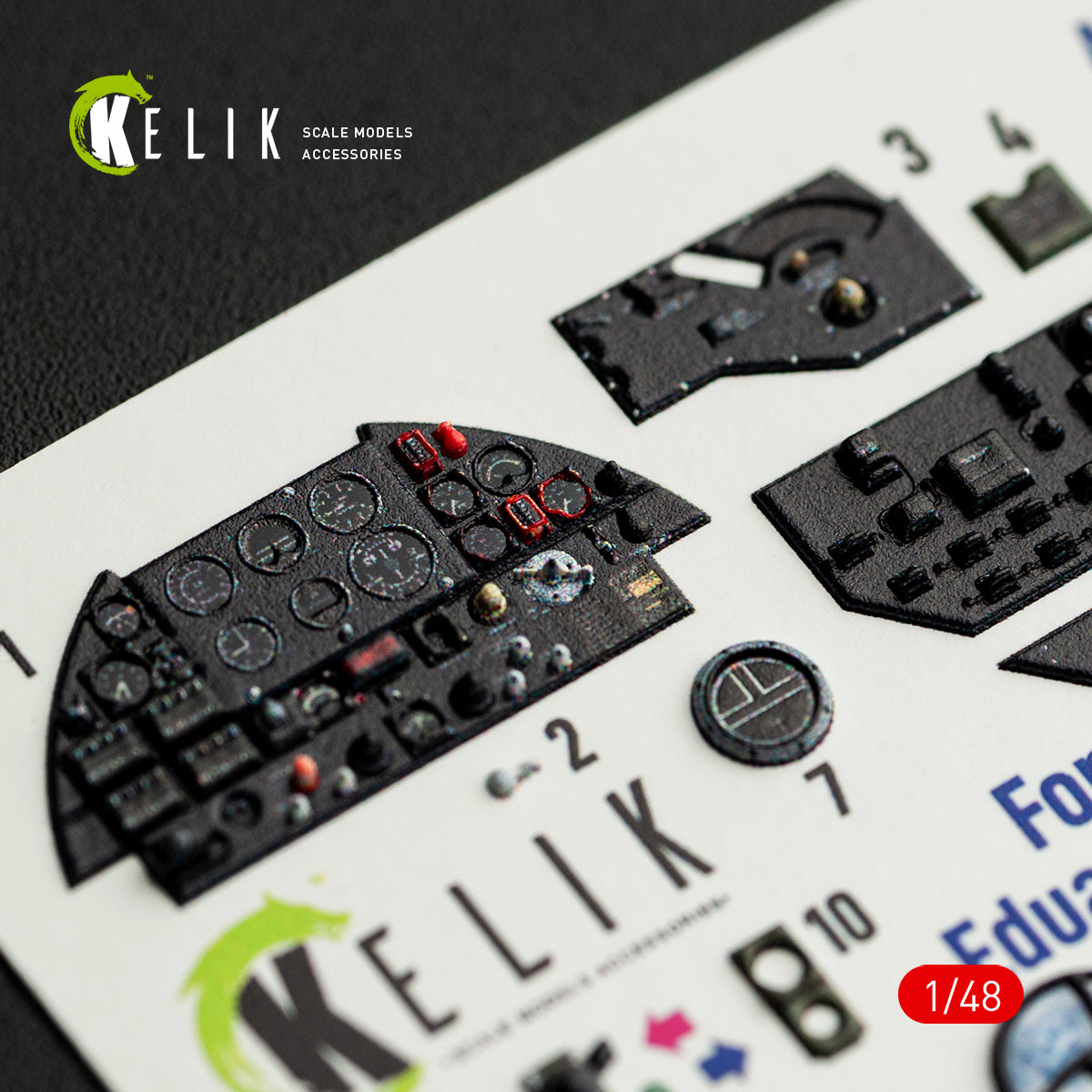 KELIK K48165 Westland Lysander Mk.III - interior 3D decals for Eduard kit 1/48
