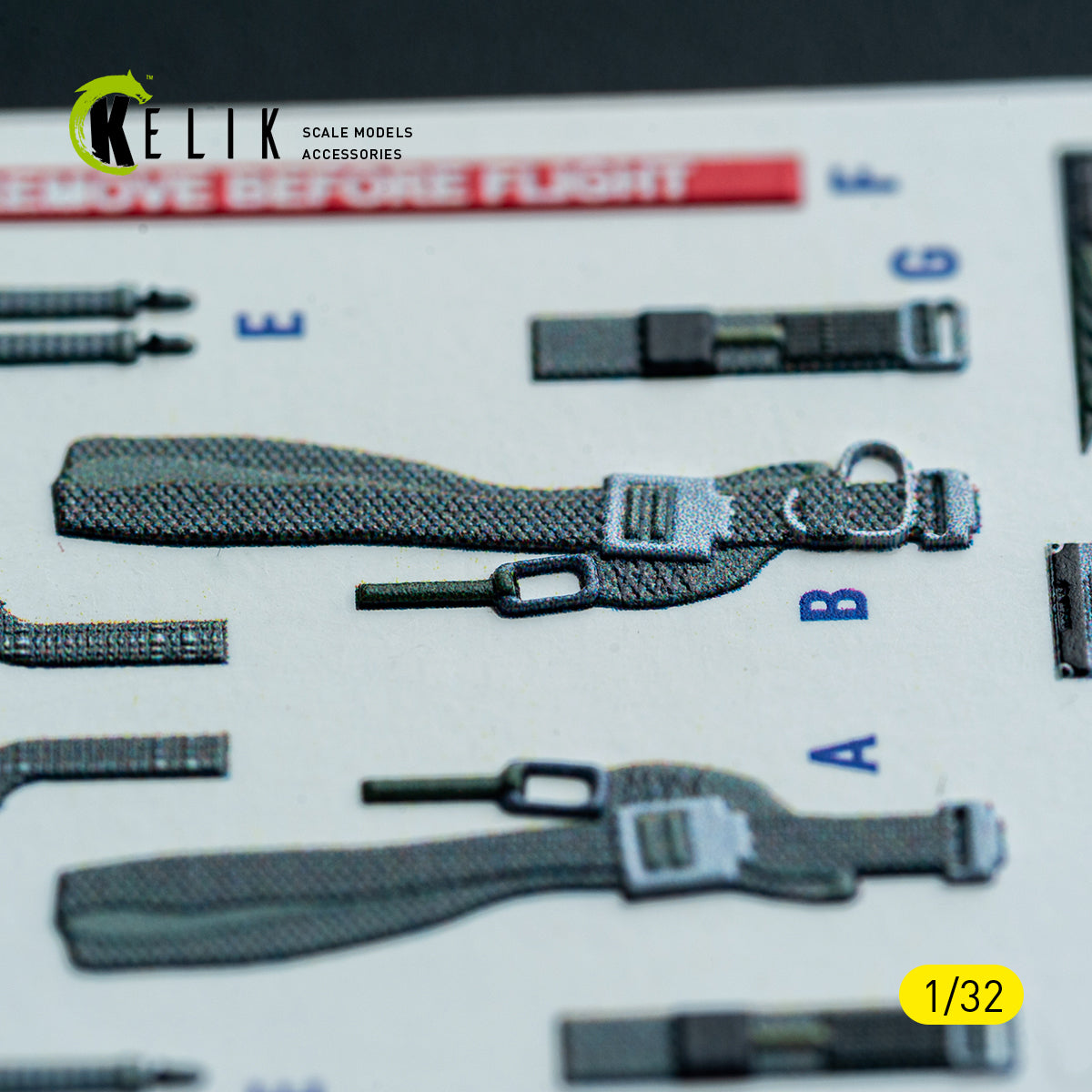 KELIK K32049 F-4D - interior 3D decals for Tamiya kit 1/32 – imagen 3