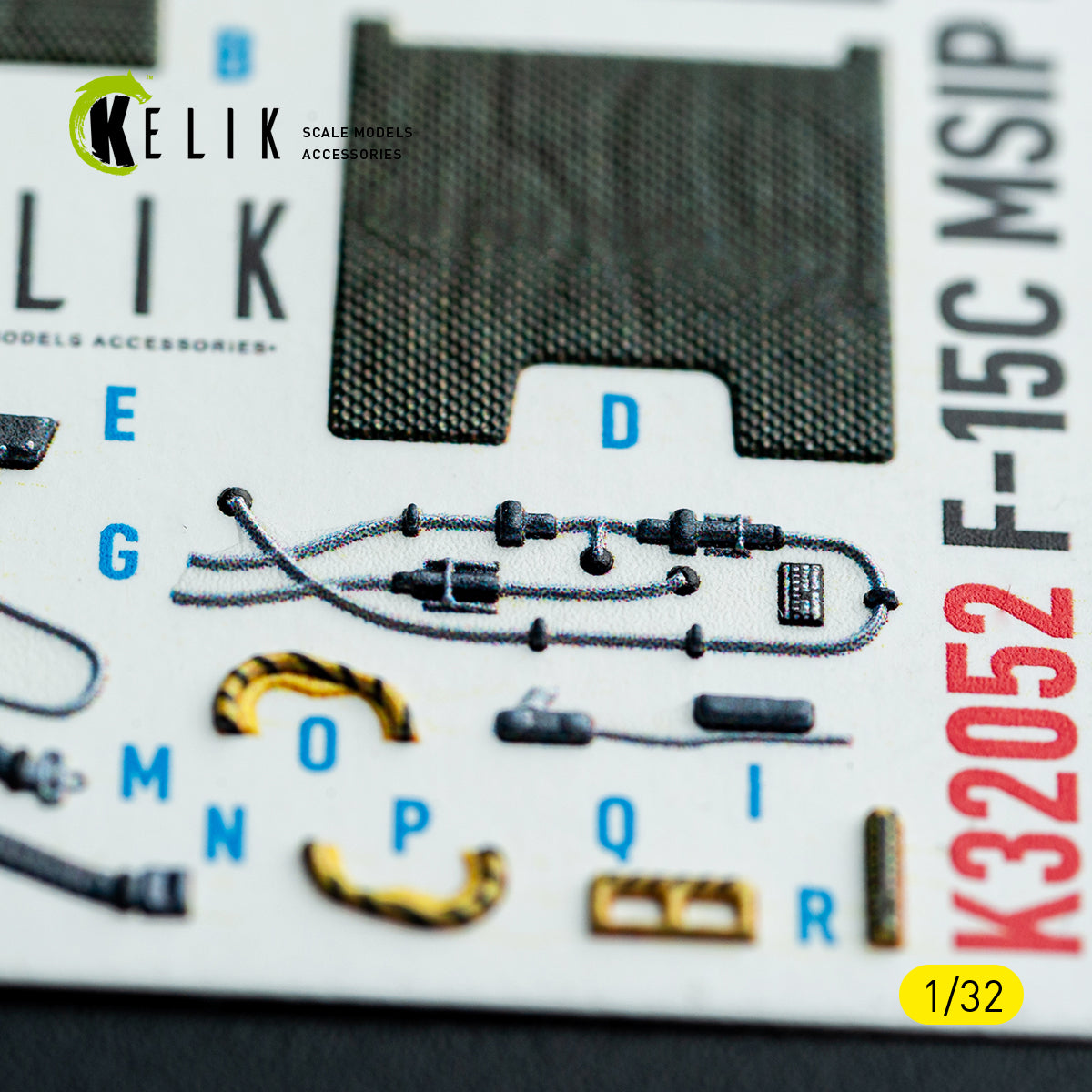 KELIK K32052 F-15C MSIP II - interior 3D decals for Tamiya kit 1/32 – imagen 3