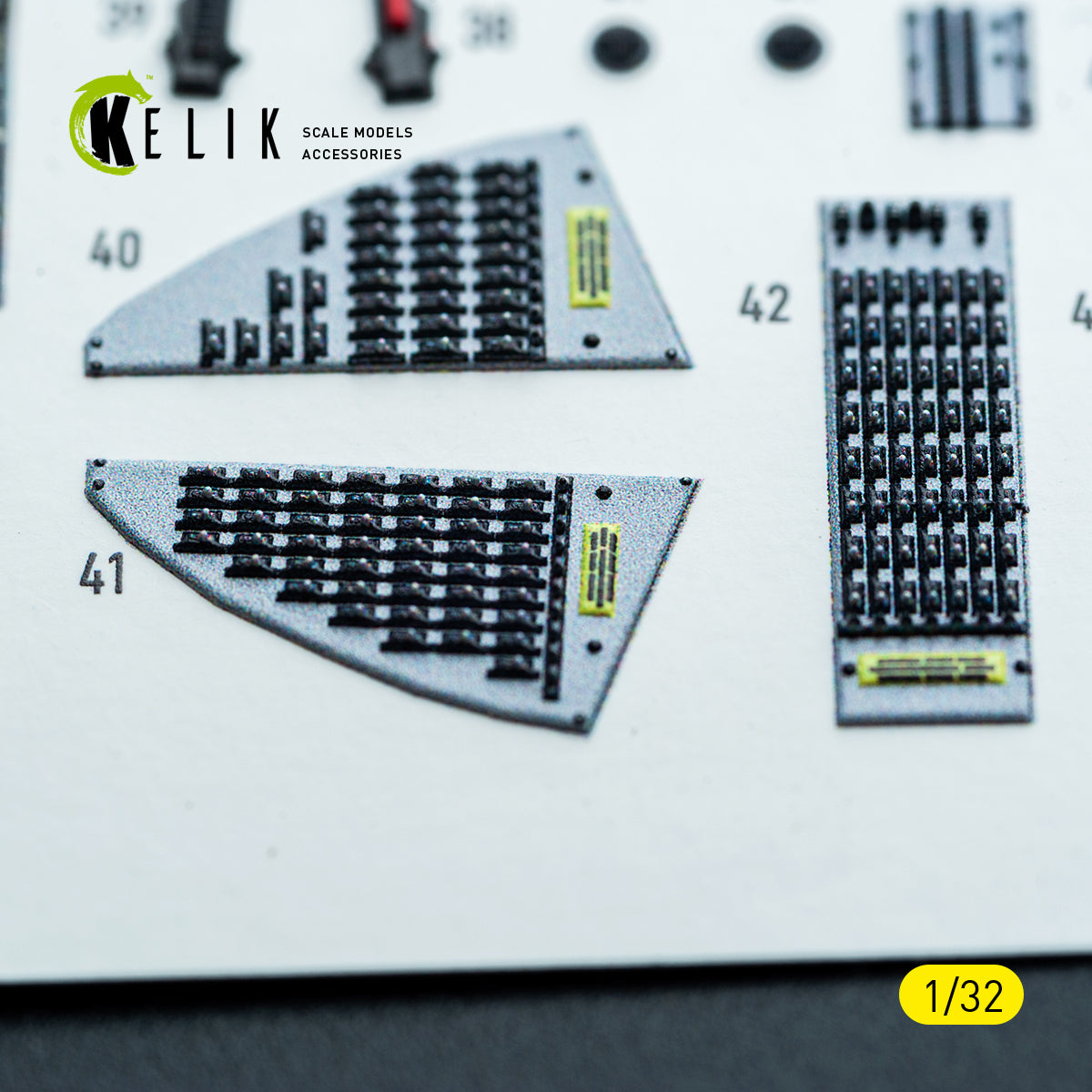 KELIK K32053 F-14A - interior 3D decals for Tamiya kit 1/32 – imagen 4