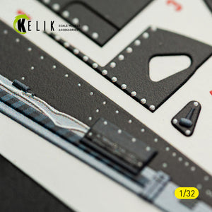KELIK K32063 A-7E CORSAIR II - interior 3D decals for Trumpeter kit 1/32 – imagen 4