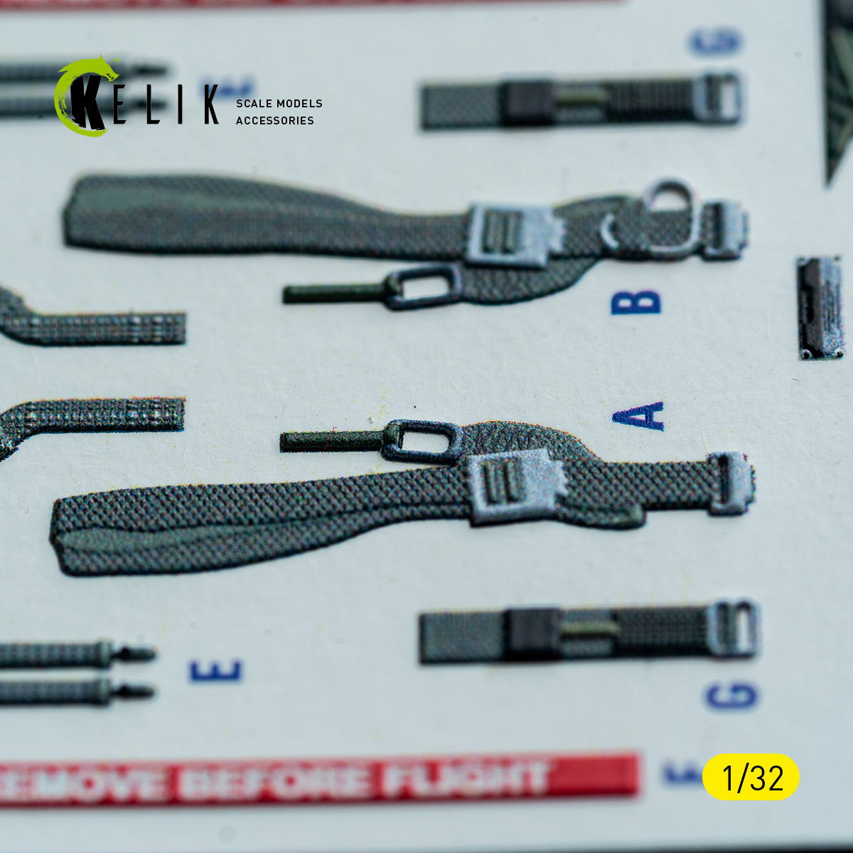 KELIK K32049 F-4D - interior 3D decals for Tamiya kit 1/32 – imagen 5