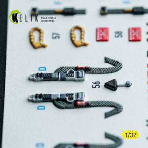 KELIK K32053 F-14A - interior 3D decals for Tamiya kit 1/32 – imagen 5