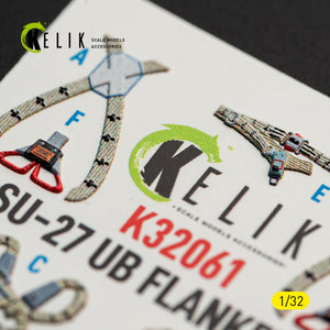 KELIK K32061 SU-27UB Flanker C - interior 3D decals for Trumpeter kit 1/32 – imagen 5
