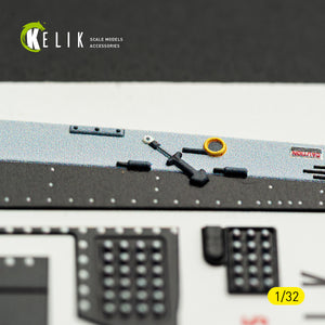 KELIK K32063 A-7E CORSAIR II - interior 3D decals for Trumpeter kit 1/32 – imagen 5