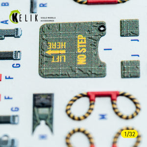 KELIK K32048 F-4C - interior 3D decals for Tamiya kit 1/32 – imagen 6
