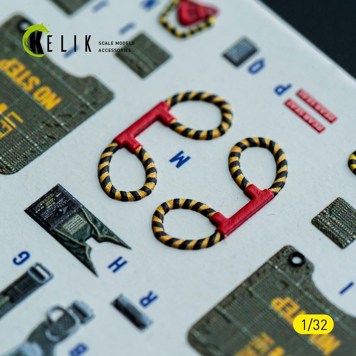 KELIK K32049 F-4D - interior 3D decals for Tamiya kit 1/32 – imagen 10
