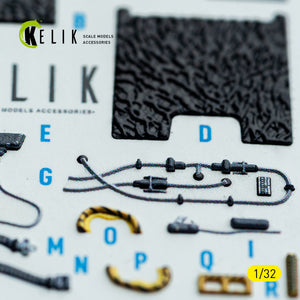 KELIK K32051 F-15C (early) - interior 30 decals for Tamiya kit 1/32 – imagen 7