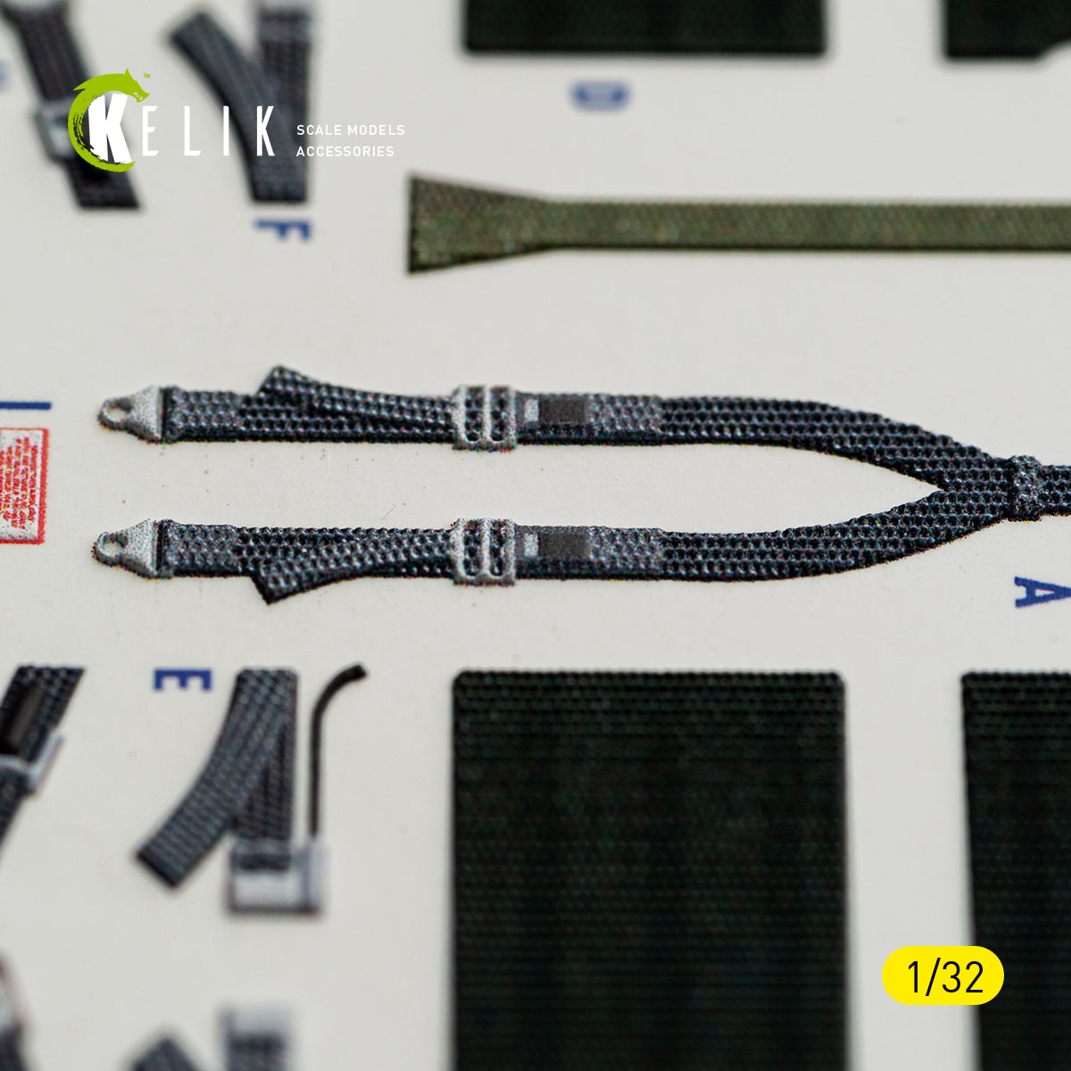 KELIK K32059 F-5F - interior 3D decals for Kitty Hawk/Zimi models kit 1/32 – imagen 10