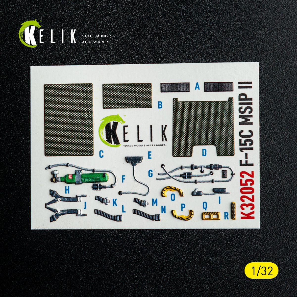 KELIK K32052 F-15C MSIP II - interior 3D decals for Tamiya kit 1/32 – imagen 9