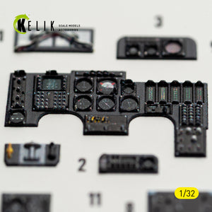 KELIK K32055 OV-10D Bronco - interior 3D decals for Kitty Hawk/Zimi models kit 1/32 – imagen 5