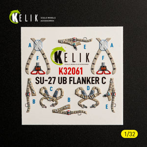 KELIK K32061 SU-27UB Flanker C - interior 3D decals for Trumpeter kit 1/32 – imagen 7