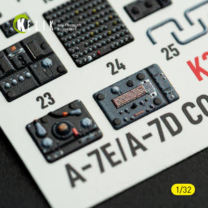 KELIK K32064 Avionics for A-7E/D CORSAIR II - exterior 3D decals for Trumpeter kit 1/32 – imagen 4