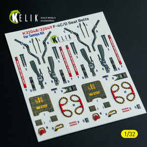 KELIK K32049 F-4D - interior 3D decals for Tamiya kit 1/32 – imagen 14