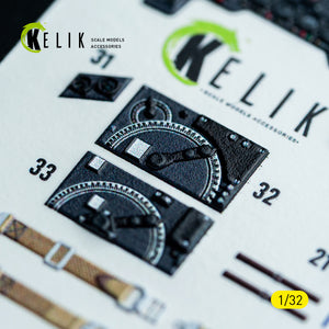 KELIK K32050 Ju-870 - interior 3D decals for Hasegawa kit 1/32 – imagen 5