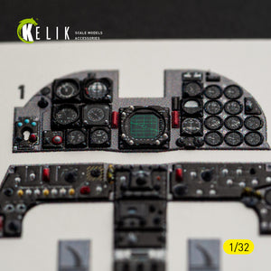 KELIK K32059 F-5F - interior 3D decals for Kitty Hawk/Zimi models kit 1/32 – imagen 7