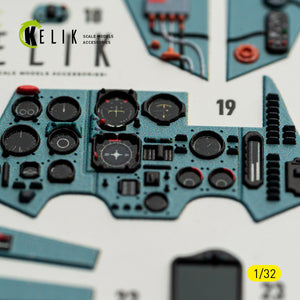 KELIK K32061 SU-27UB Flanker C - interior 3D decals for Trumpeter kit 1/32 – imagen 8