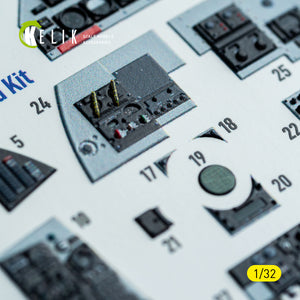 KELIK K32048 F-4C - interior 3D decals for Tamiya kit 1/32 – imagen 10