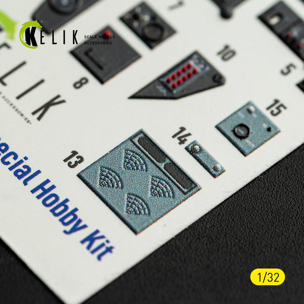 KELIK K32057 MS-406C-1 - interior 30 decals for Special Hobby kit 1/32 – imagen 6