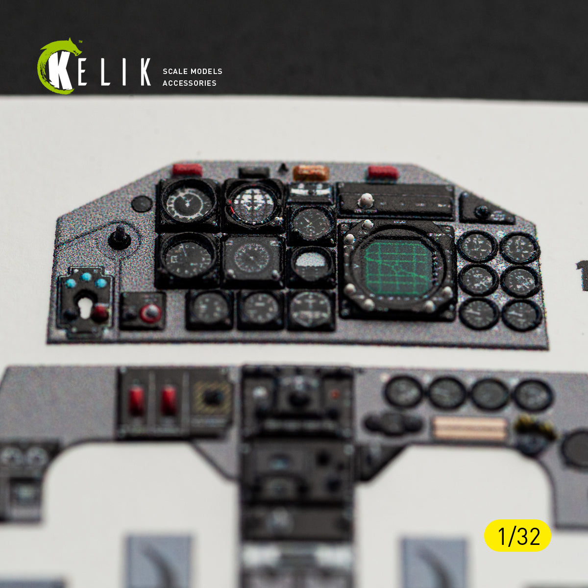 KELIK K32059 F-5F - interior 3D decals for Kitty Hawk/Zimi models kit 1/32 – imagen 6