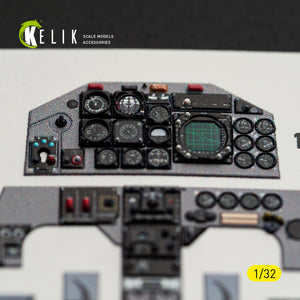 KELIK K32059 F-5F - interior 3D decals for Kitty Hawk/Zimi models kit 1/32 – imagen 6