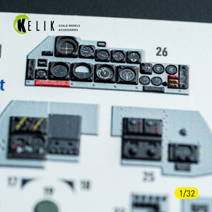 KELIK K32048 F-4C - interior 3D decals for Tamiya kit 1/32 – imagen 11