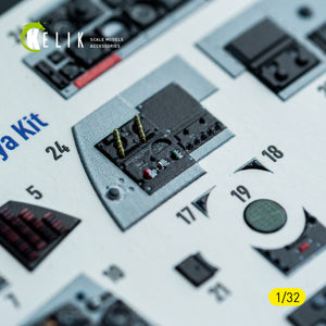 KELIK K32049 F-4D - interior 3D decals for Tamiya kit 1/32 – imagen 16