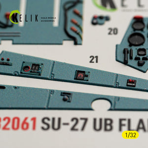 KELIK K32061 SU-27UB Flanker C - interior 3D decals for Trumpeter kit 1/32 – imagen 10